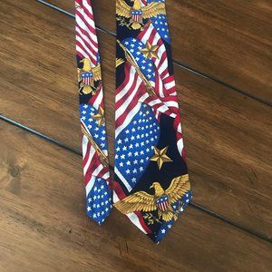 America Neck Tie - USA Flag Patriotic Tie